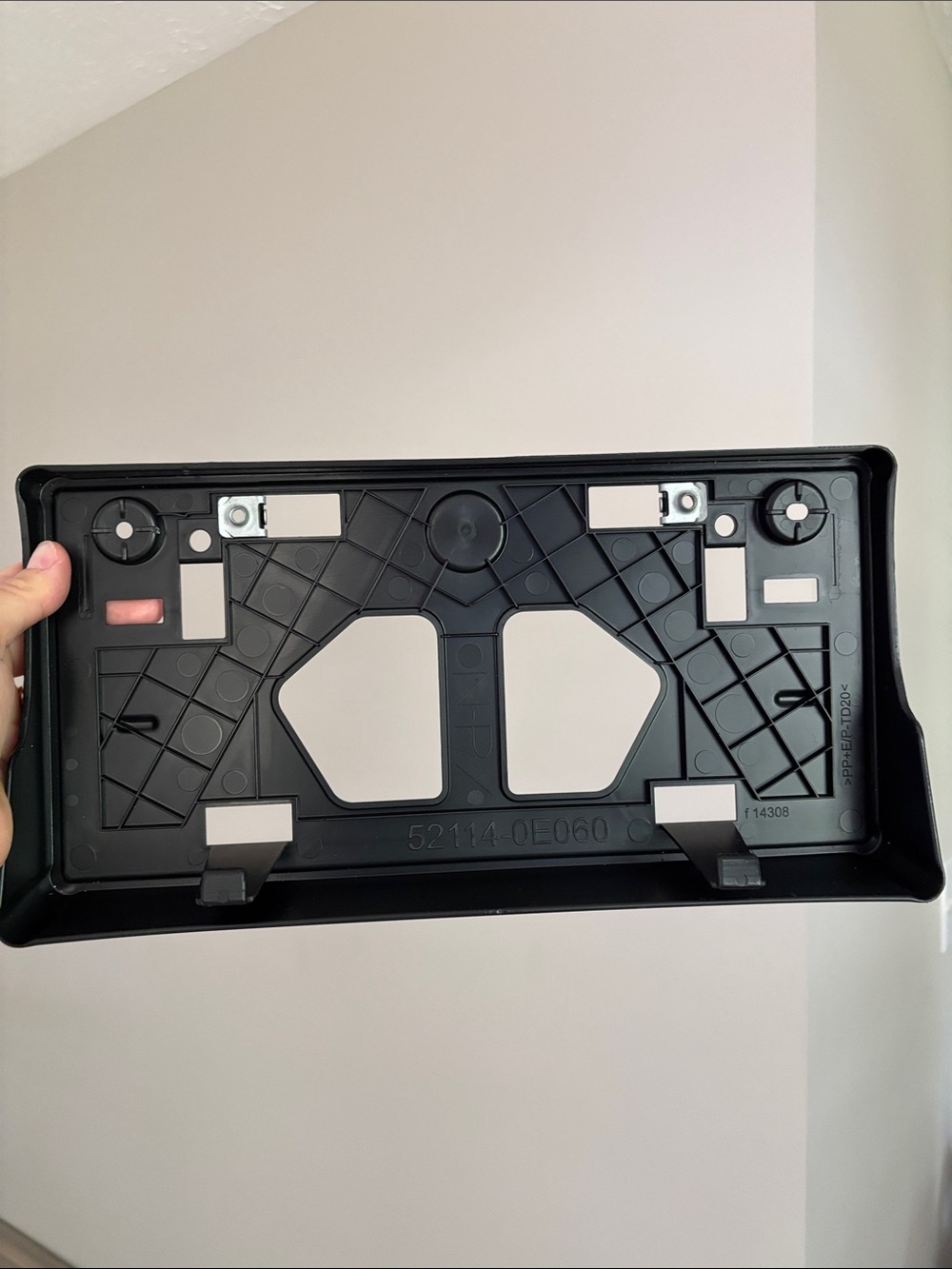 Genuine Lexus RX 350 Front License Plate mount